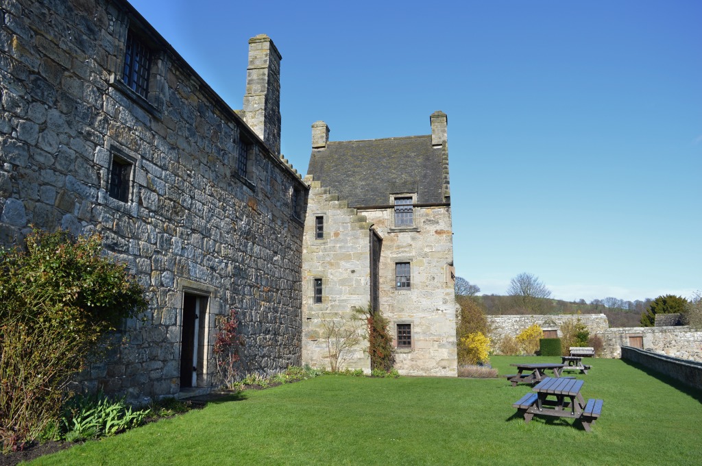 The first day of spring at Aberdour Castle